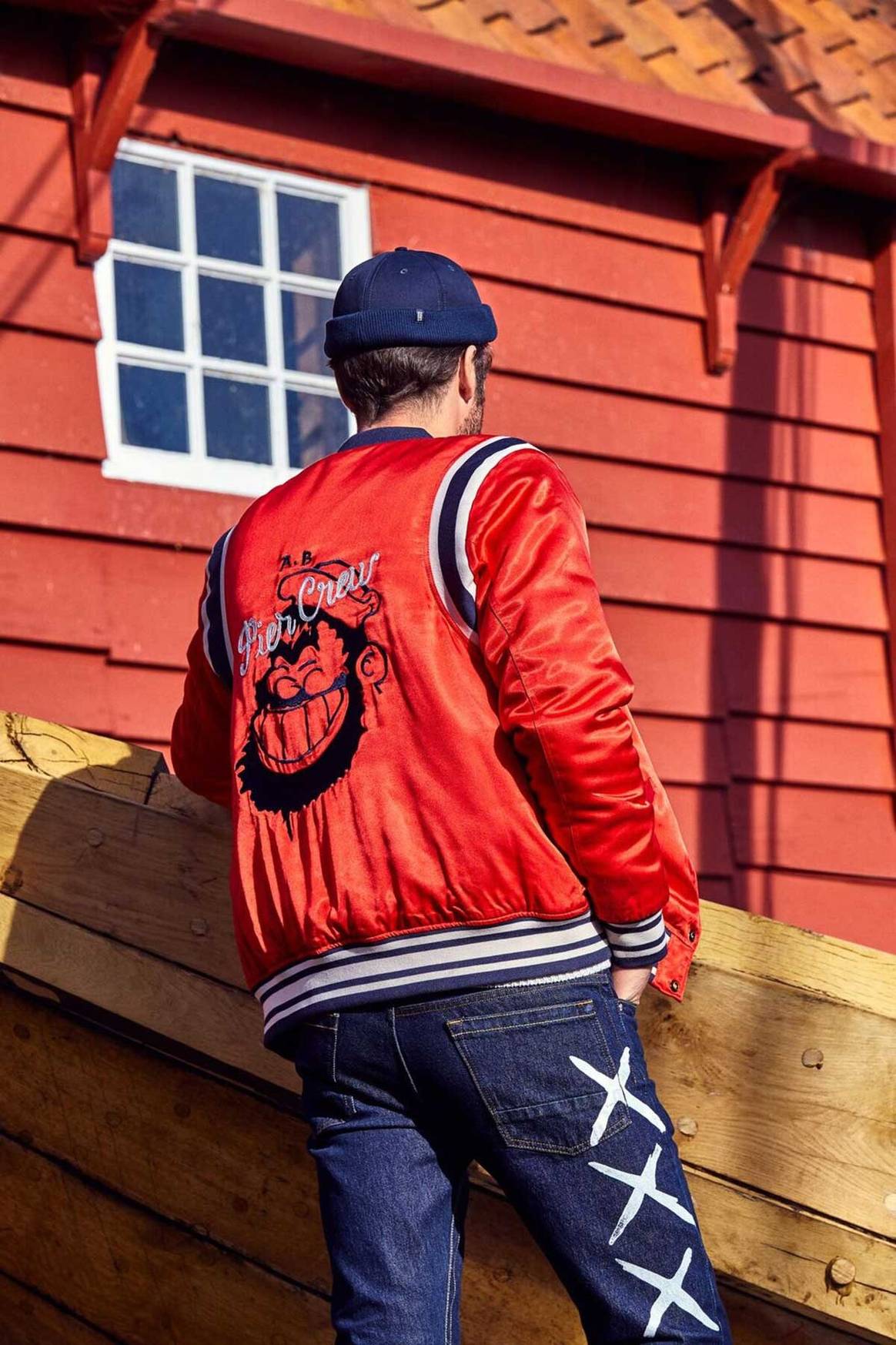 Scotch & Soda’s ‘Brutus’-etalage voor de Bijenkorf Amsterdam