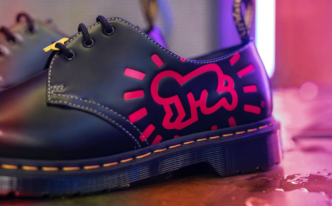 doc marten x keith haring