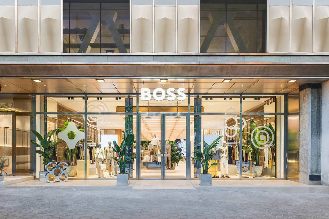 Boss store in Barcelona