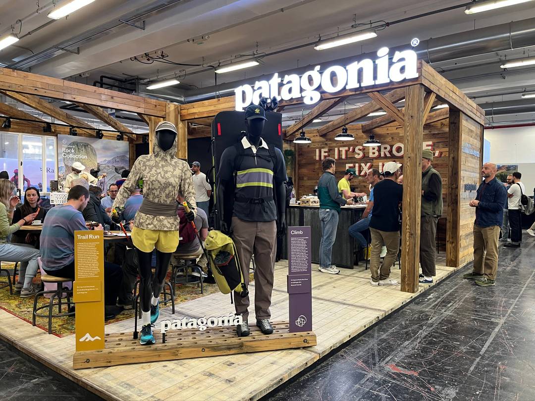 Patagonia Messestand in Riva.