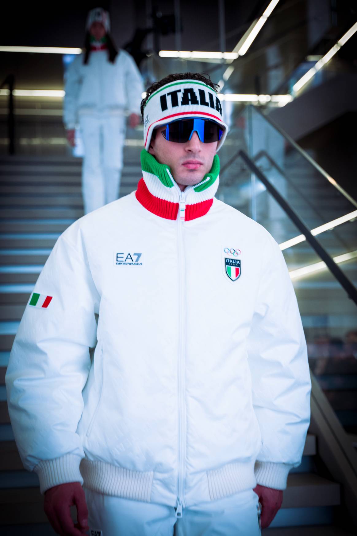 The division of the team Italia disegnate from Ea7