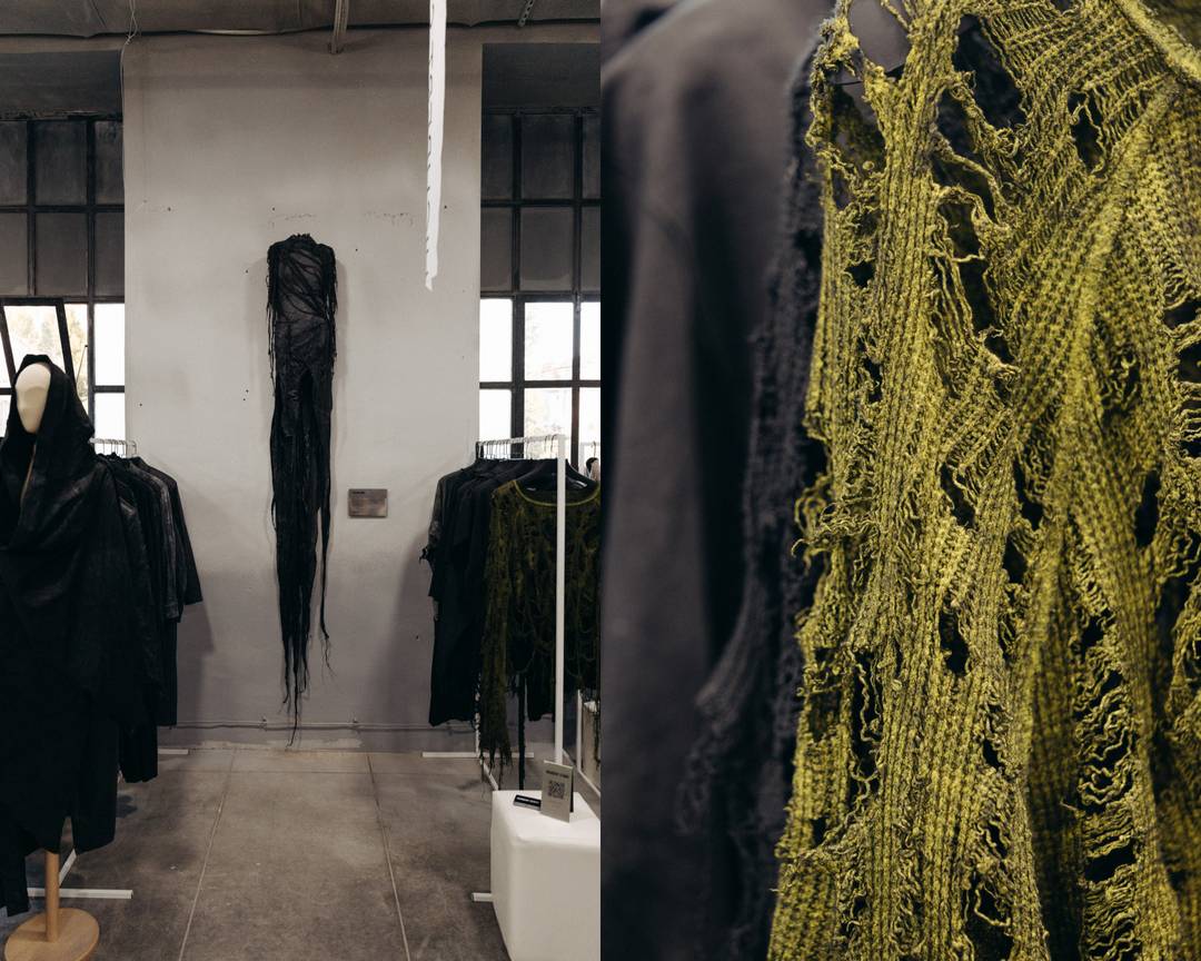 Stand di Highbert Studio nello showroom della Yerevan Fashion Week.