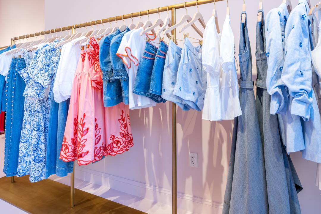 Cinq à Sept store interior in Newport Beach at the Fashion Island Mall