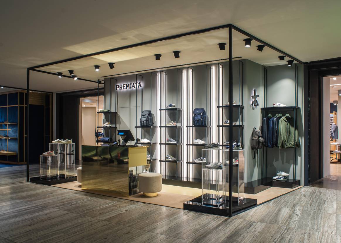 Espacio de moda masculina en KaDeWe