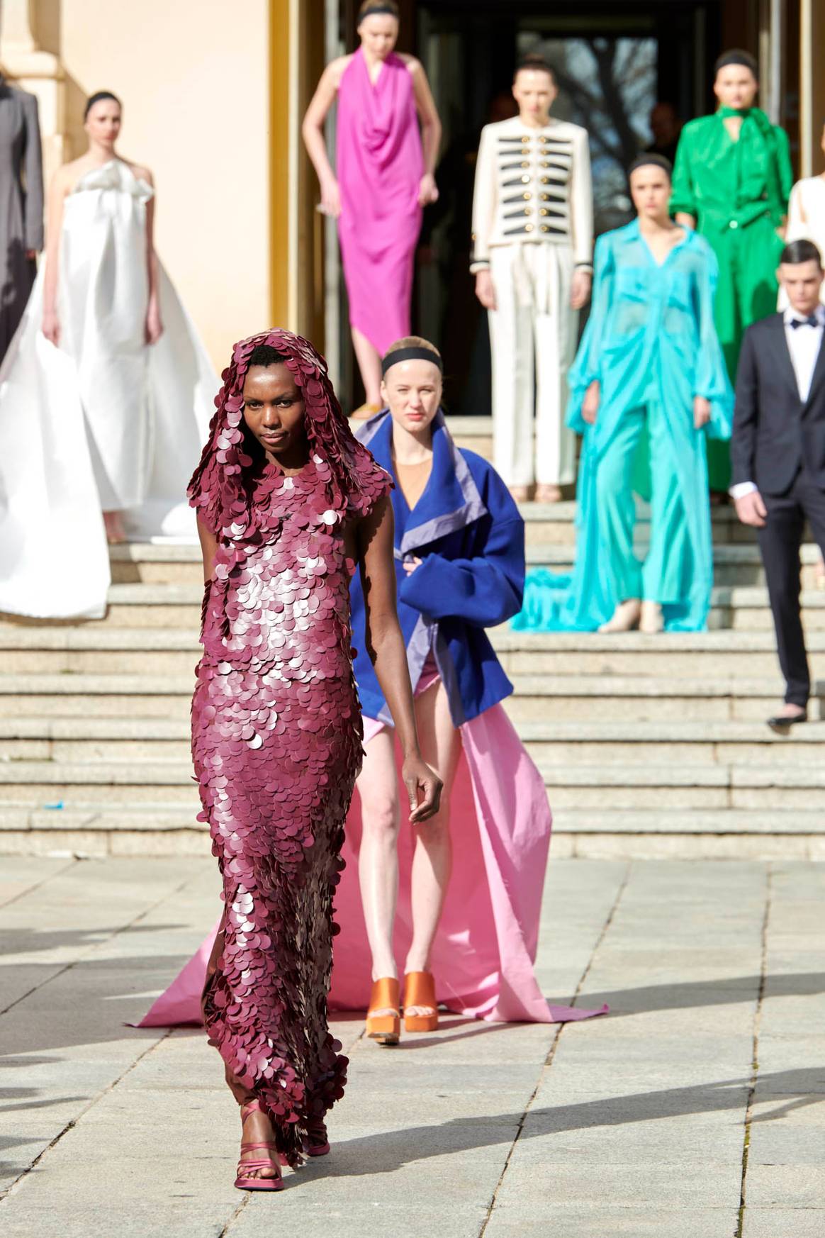 Ceremonia de inauguración de Madrid es Moda, el lunes 12 de febrero de 2024.