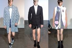 PFW: Blote benen bij Raf Simons