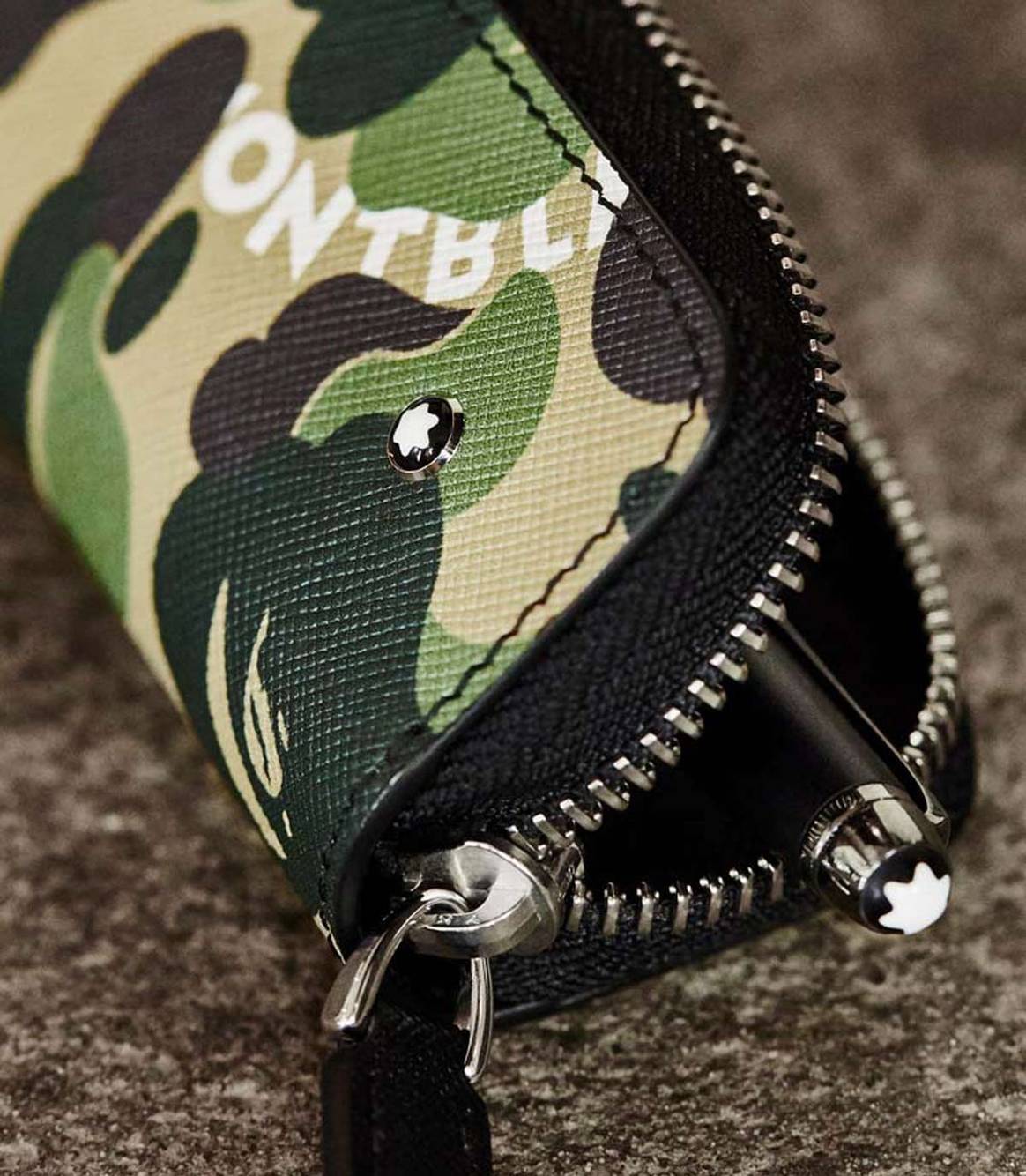 Montblanc and Bape team up for leather goods collection