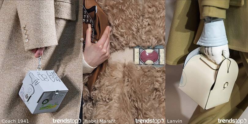 Beelden via Trendstop, van links naar rechts: Coach 1941, Isabel Marant,
Lanvin, allen Herfst Winter 2020-21.
