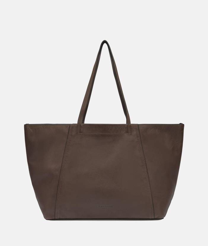 Großer Shopper aus Leder - Grün | liebeskind berlin