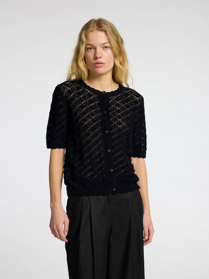 Korte Mouwen Gebreid Vest | Selected-Femme
