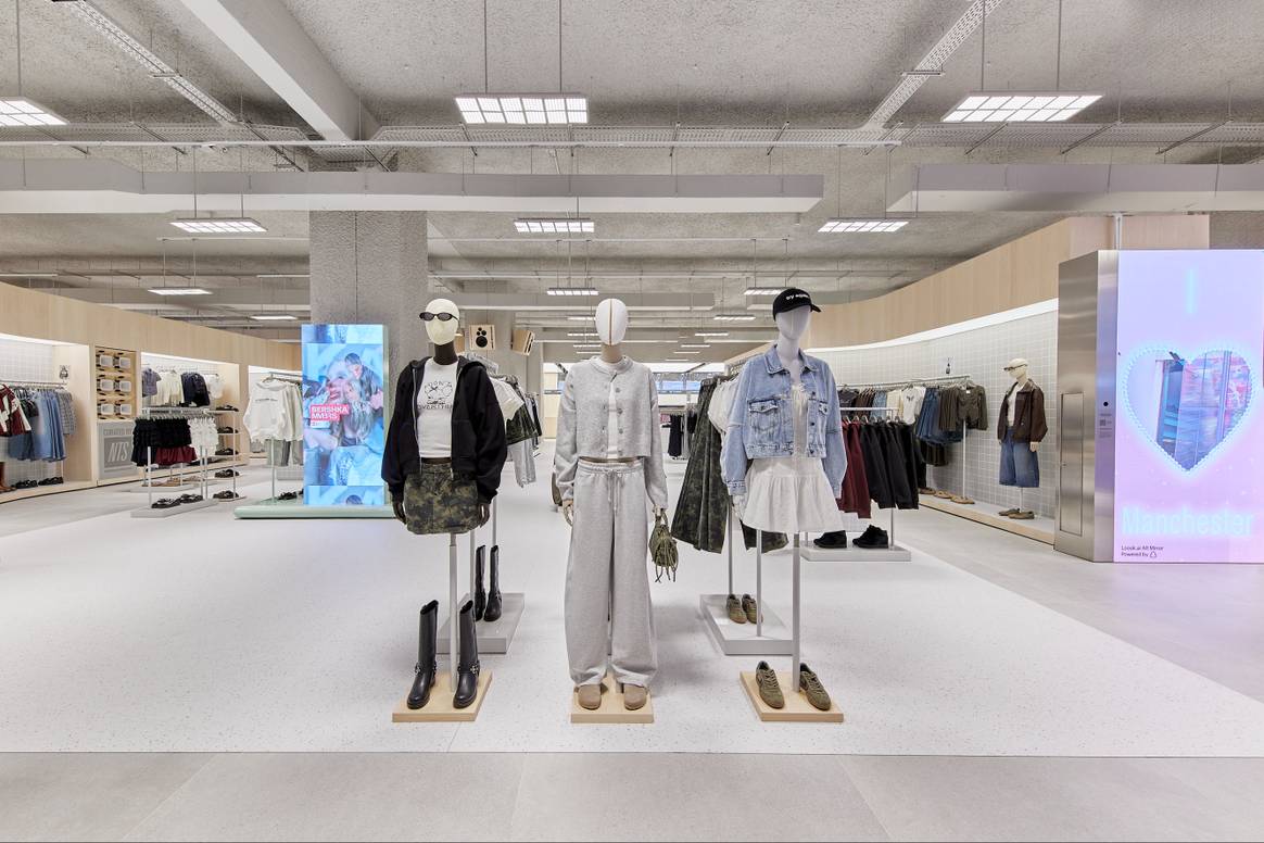 Bershka's flagship store at the Trafford Centre, Manchester