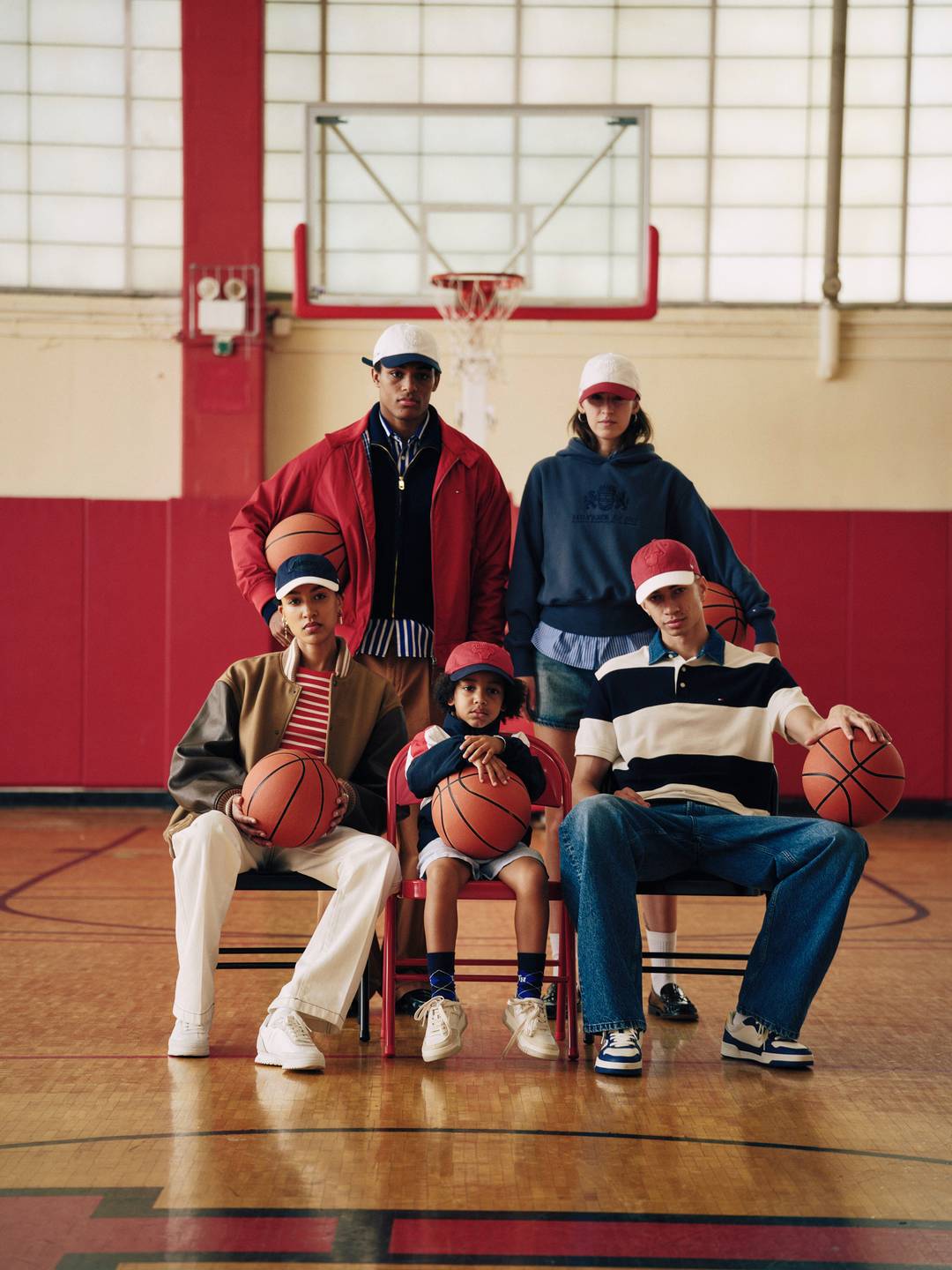 Tommy Hilfiger and ’47 basketball caps collection campaign