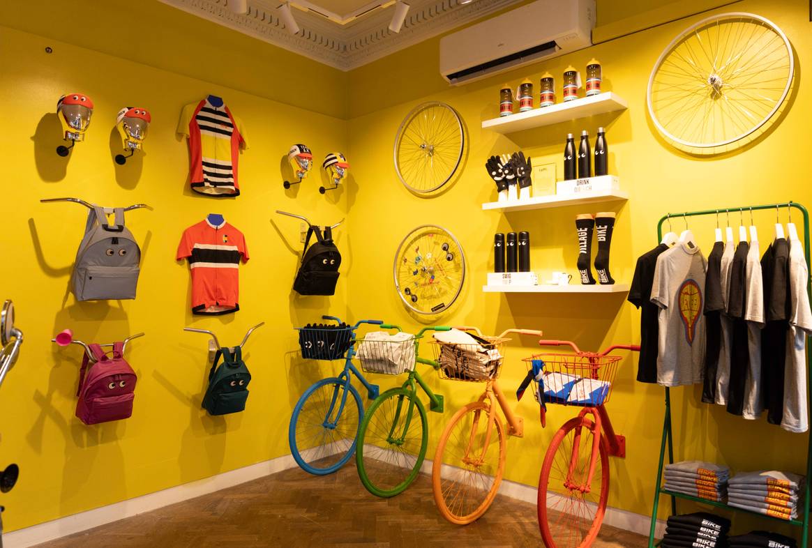 Anya Hindmarch’s The Village Bike store in London