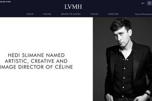 Designer Hedi Slimane is to take over at Celine: LVMH