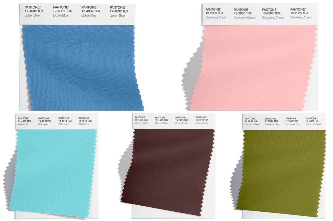 Image: Pantone AW22/23 London Colour Palette