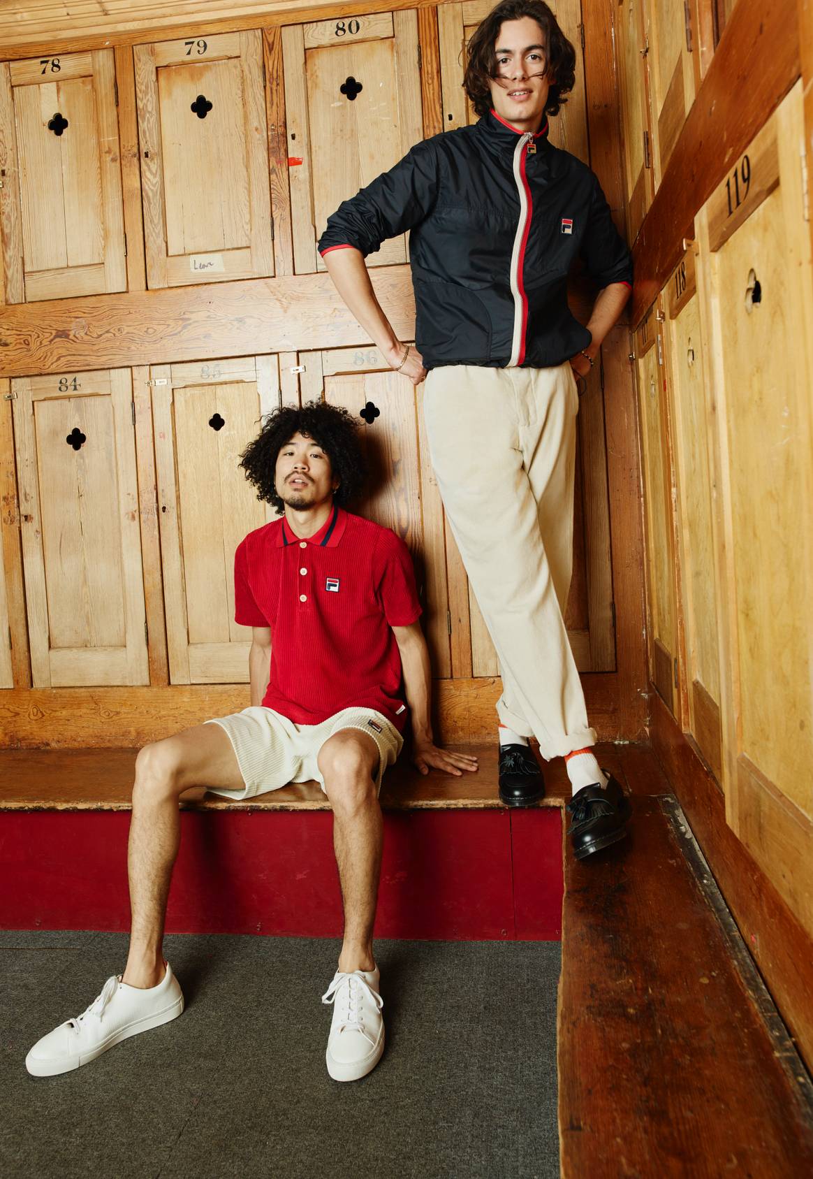 Image: courtesy of Fila x Oliver Spencer by Rankin