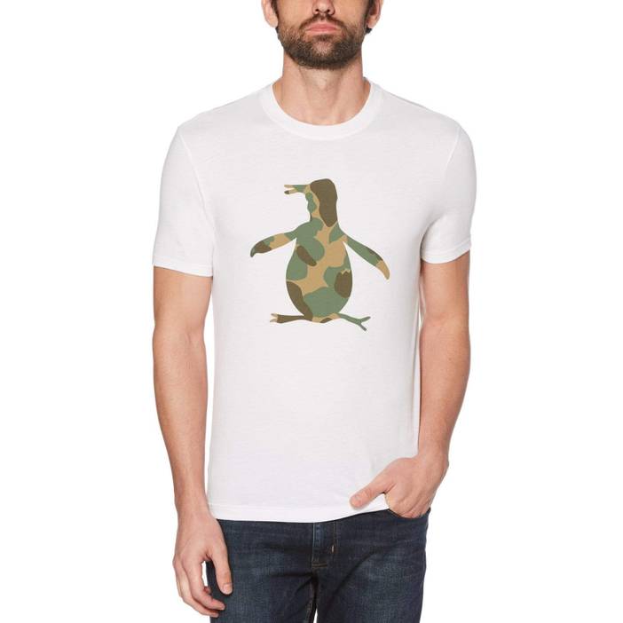 Men's Camo Pete Short Sleeves T-Shirt | Original Penguin