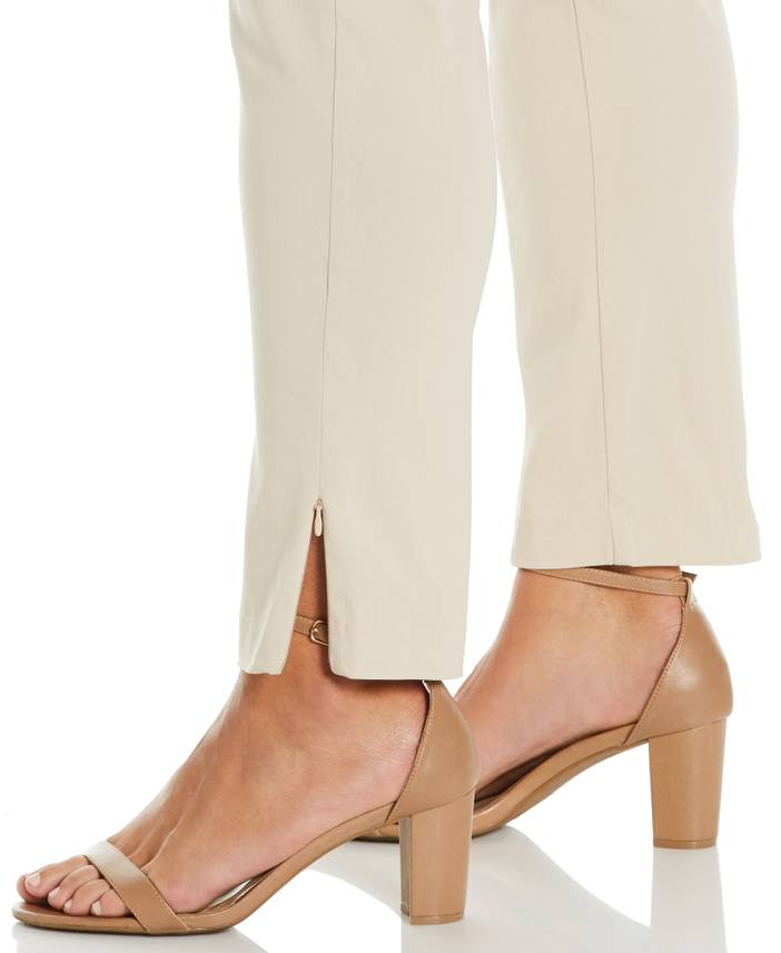 Women's Plus Size Stretch Slim Leg Front Seam Pants - Comfort Fit | Rafaella