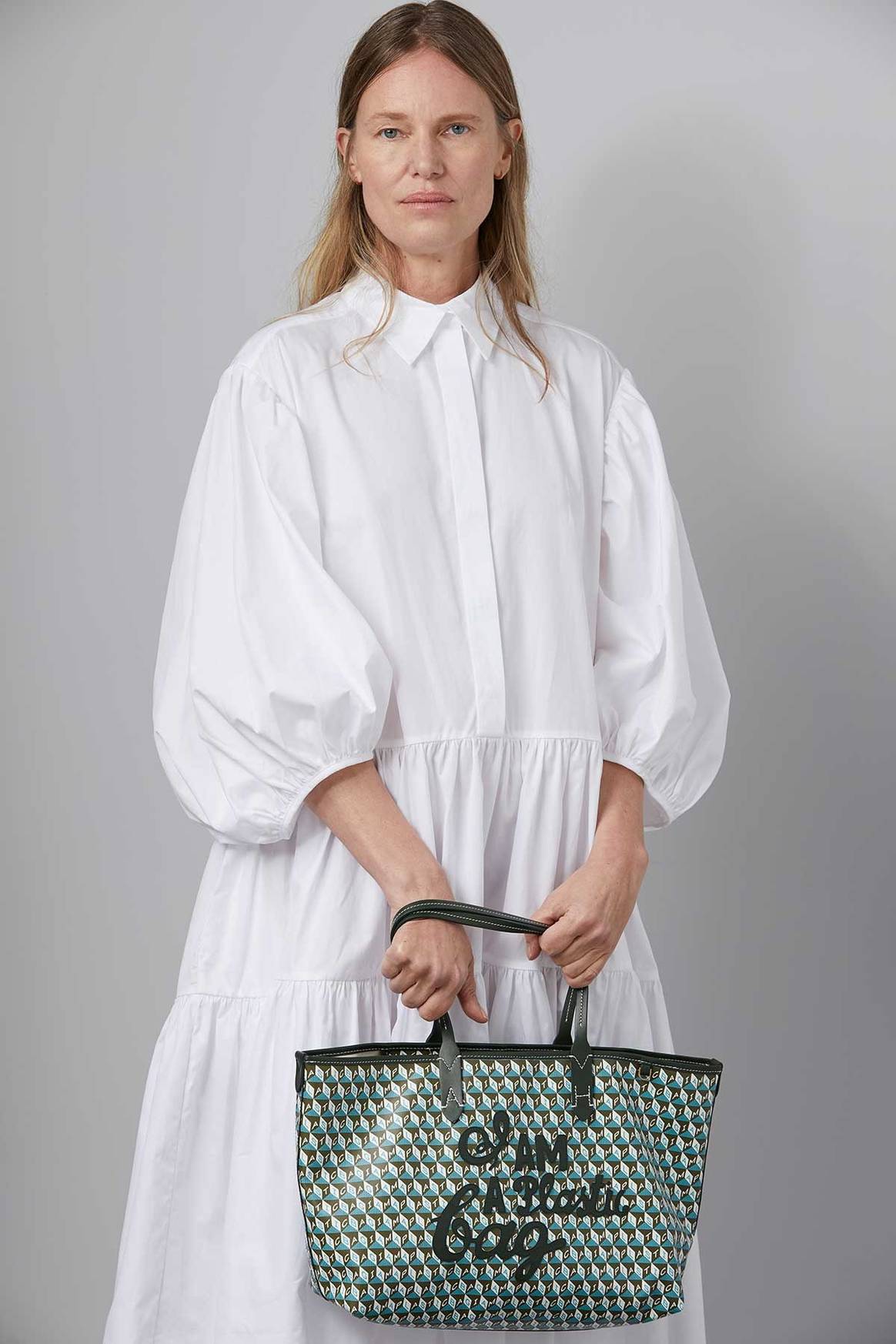 Anya Hindmarch launches 'I Am A Plastic Bag' during LFW