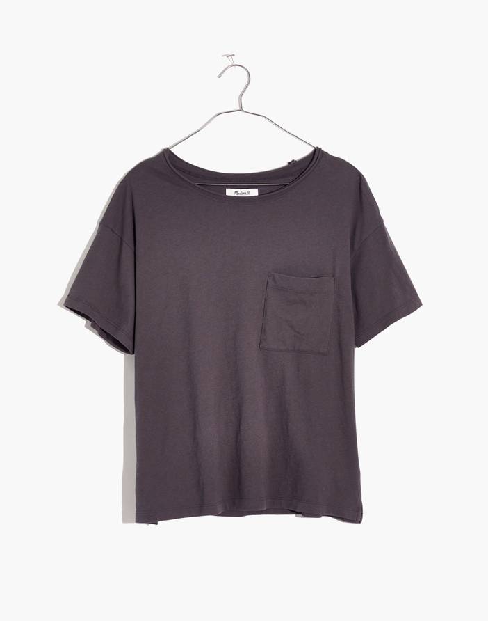 Plus Softfade Cotton Oversized Pocket Tee | Madewell