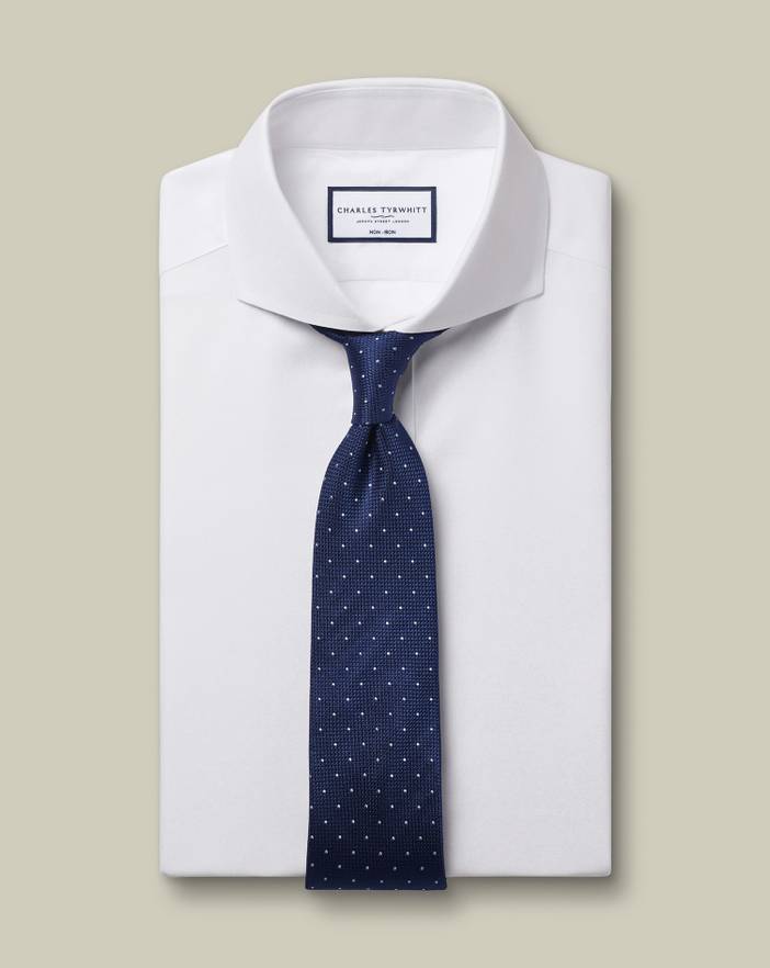 Men's Charles Tyrwhitt Extreme Cutaway Collar Non-Iron Twill Dress Shirt | Charles Tyrwhitt