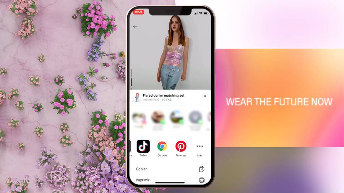 Photo Credits: “Digital Fashion: wear the future now”, nueva línea de moda digital de Stradivarius.