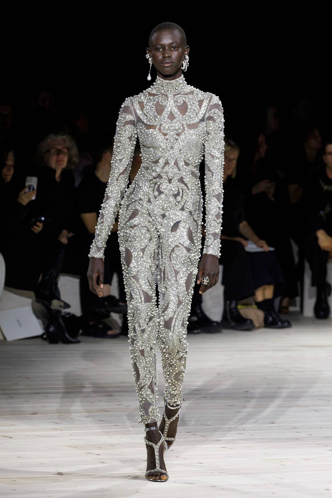 Alexander McQueen SS24 catsuit