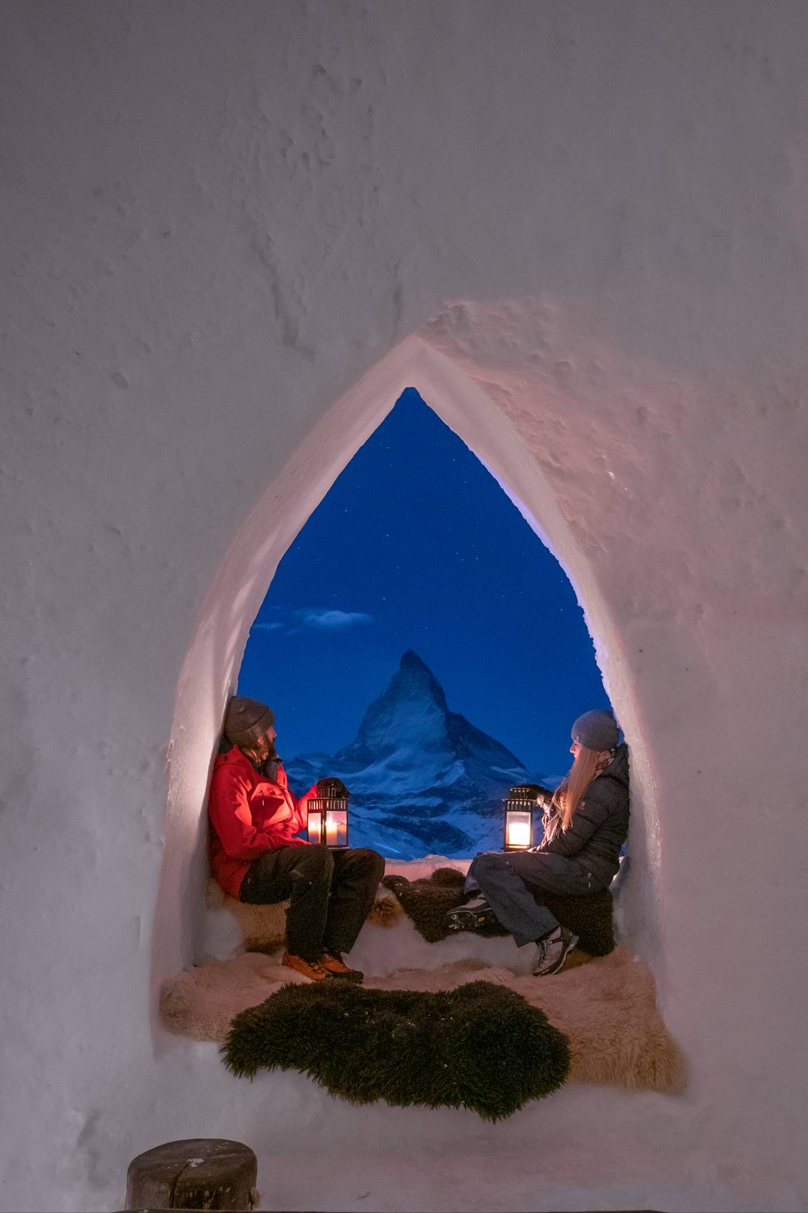 Guess takeover in Matterhorn, Zermatt