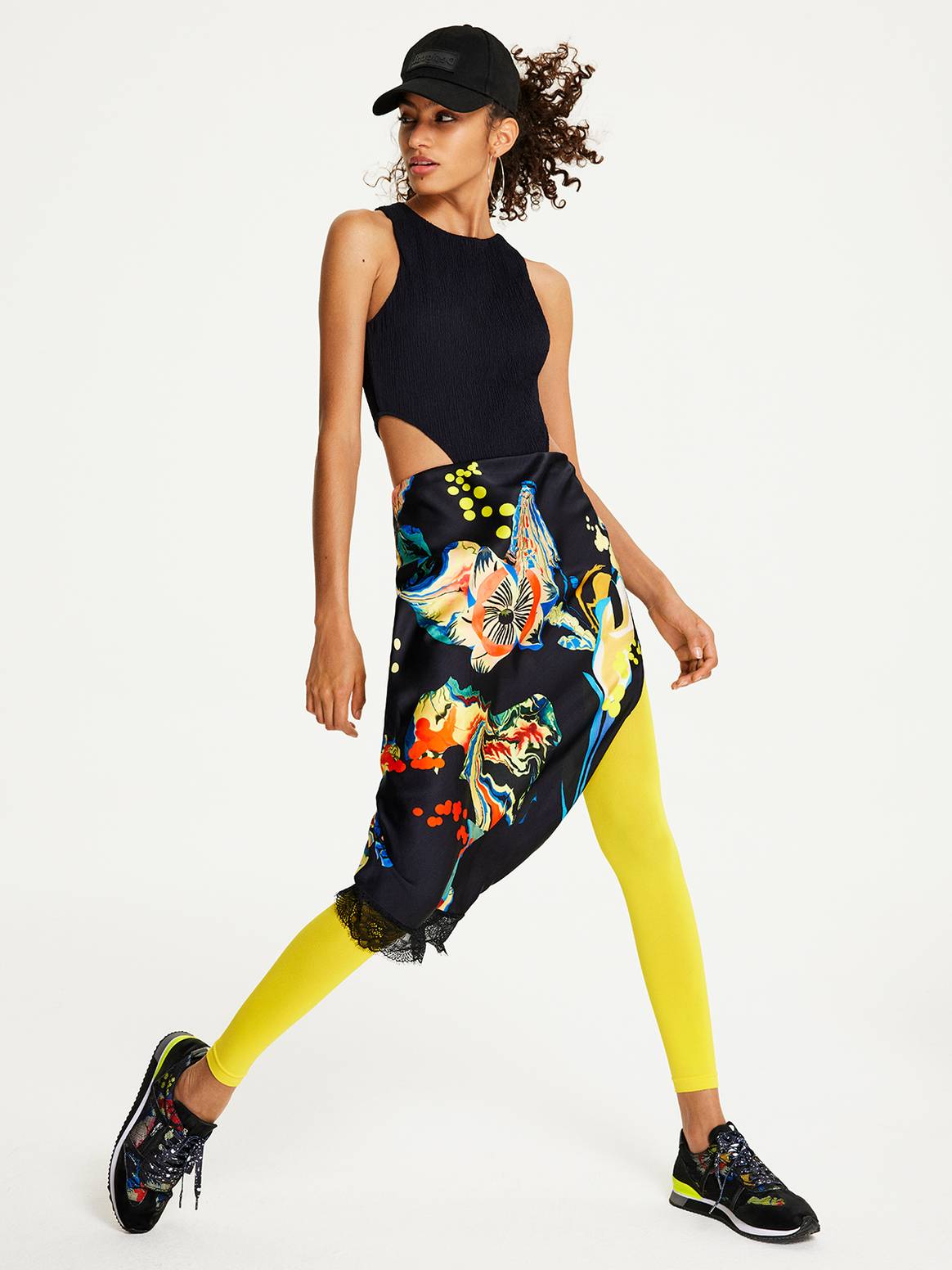 Jumping on the athleisure bandwagon: Desigual x Christian Lacroix capsule collection autumn/winter 2021/22. Image: Desigual x Christian Lacroix