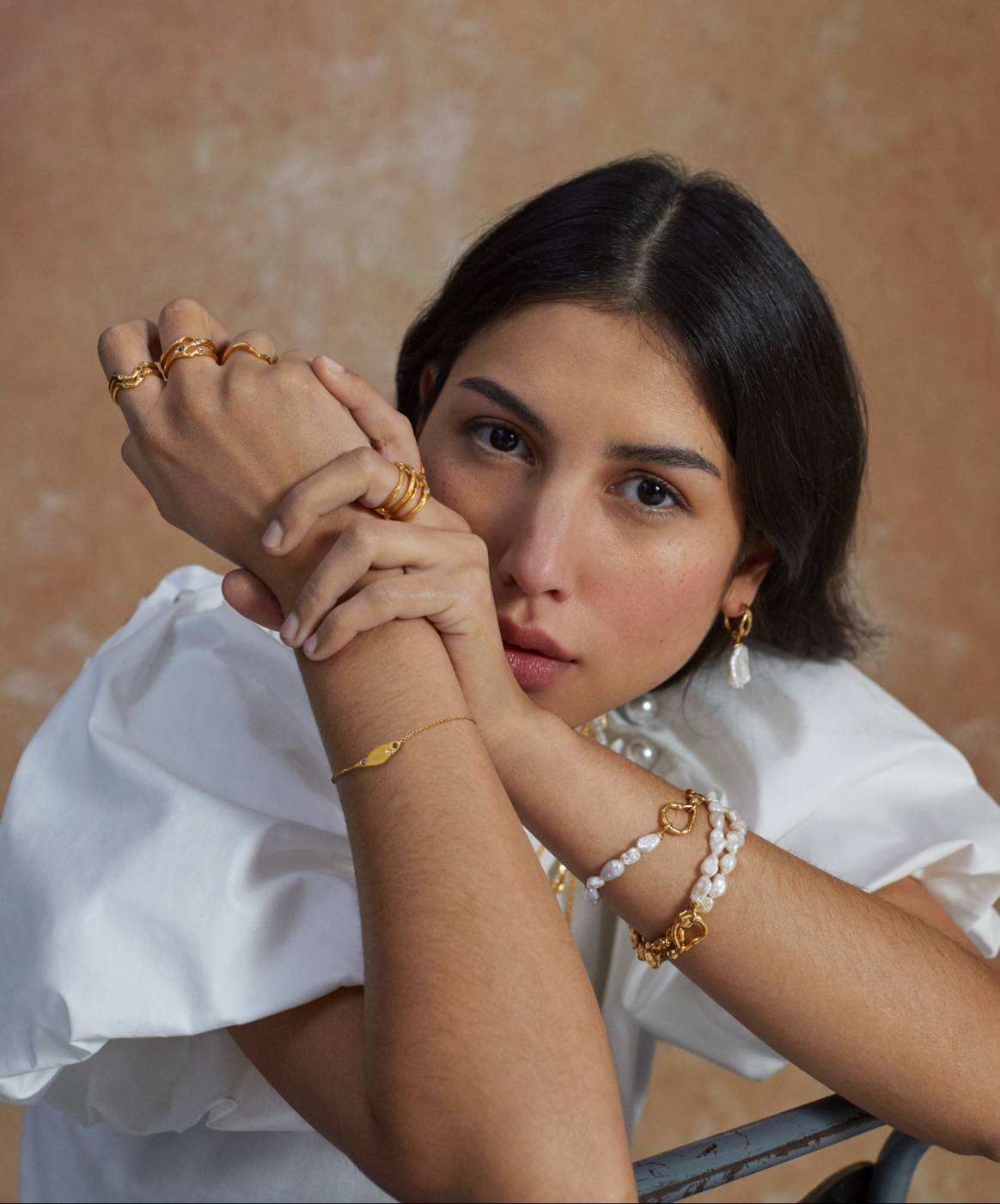 Image: Monica Vinader; Monica Vinader x Mother of Pearl