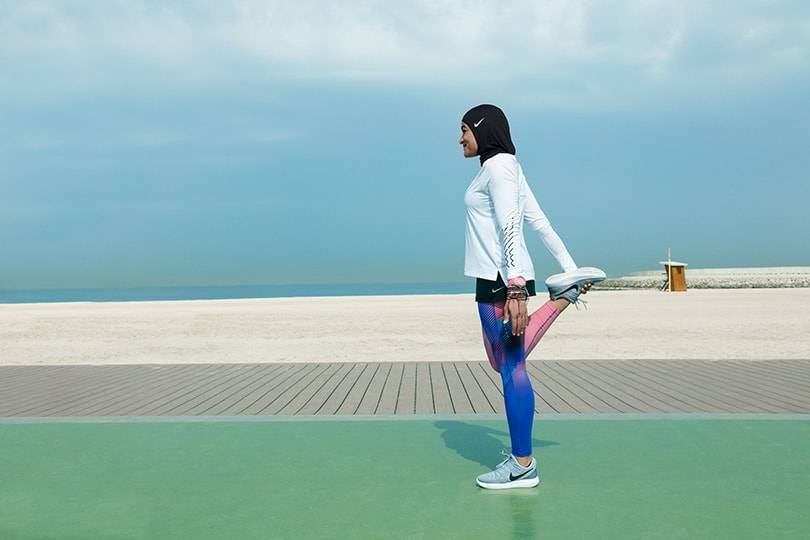 In Beeld: Nike lanceert Nike Pro Hijab voor moslimsporters