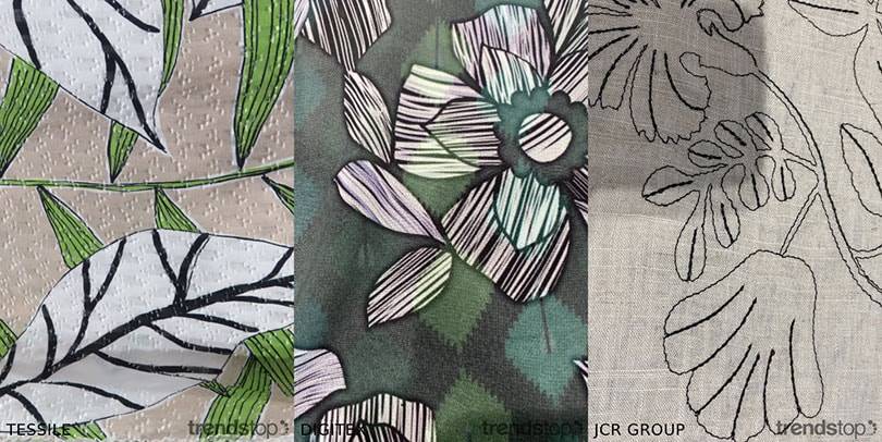 Images
courtesy of Trendstop, left to right: Tessile, Digitex, JCR Group, all
Spring Summer 2021.