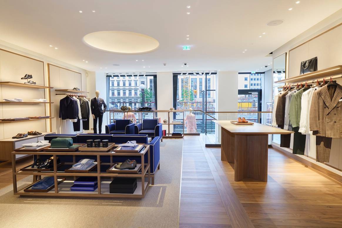 Die neue Boutique von Kiton in Hamburg
