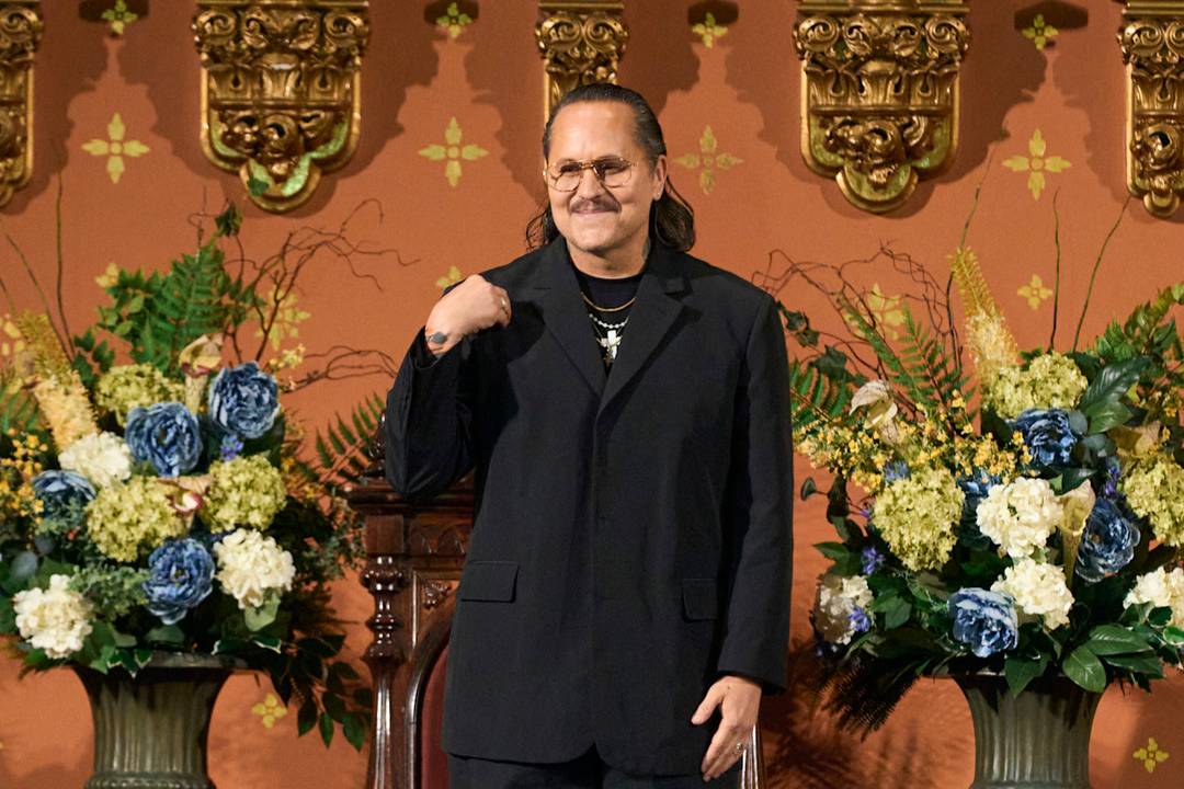 Willy Chavarria at the finale of his SS23 show.