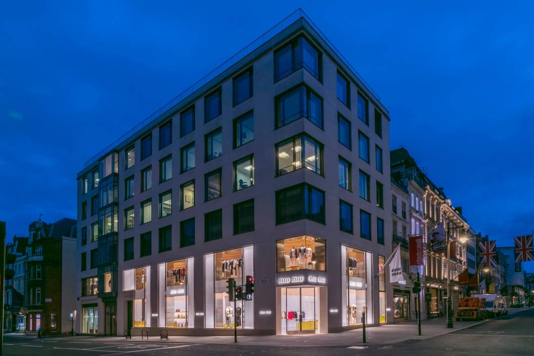 Miu Miu flagship on New Bond Street, London