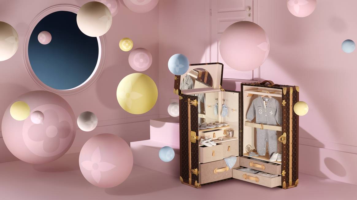 Louis Vuitton pour nouveau-nés. Photo : Louis Vuitton