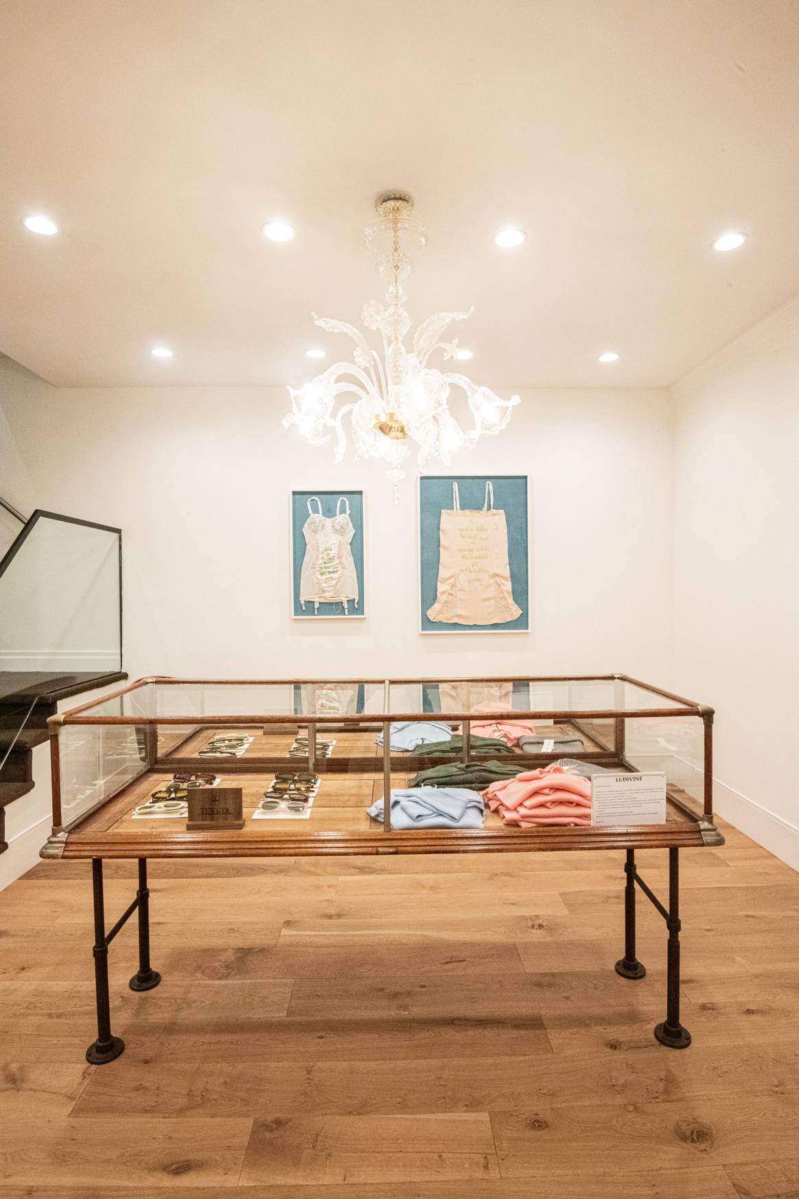 Inside the new Ludivine store at Madison and 73rd Street.