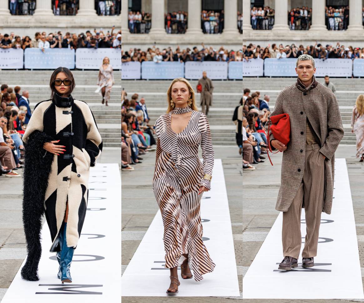 Topshop Trafalgar Square Show, AW25.