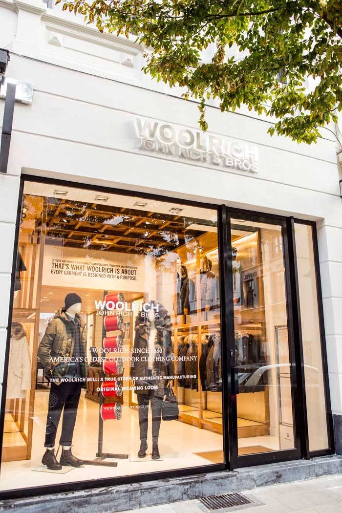 Woolrich opent eerste flagshipstore in België