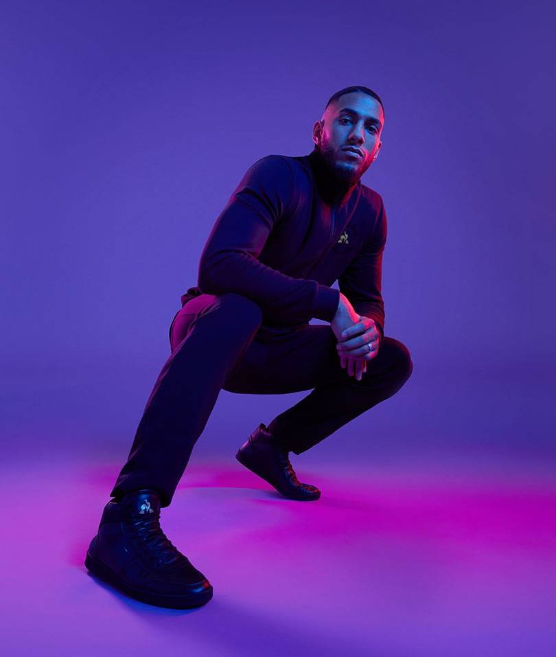 Tony Yoka crée une collection footwear pour Le Coq Sportif