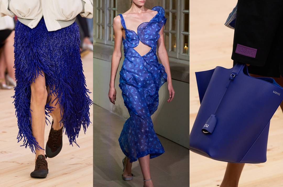 Luminous Blue Loewe PE26 - Prêt-à-porter, Vioctoria Beckham PE26 - Prêt-à-porter & Loewe PE26 Prêt-à-porter
