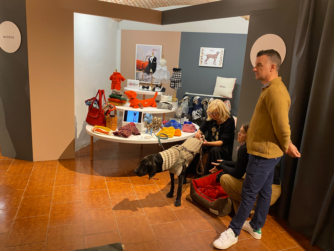 Stand at Pitti Pets. Image: FashionUnited