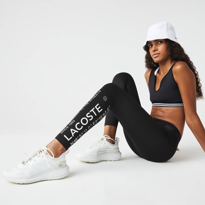 Damen Lacoste Sport Leggings mit Aufdruck | Lacoste
