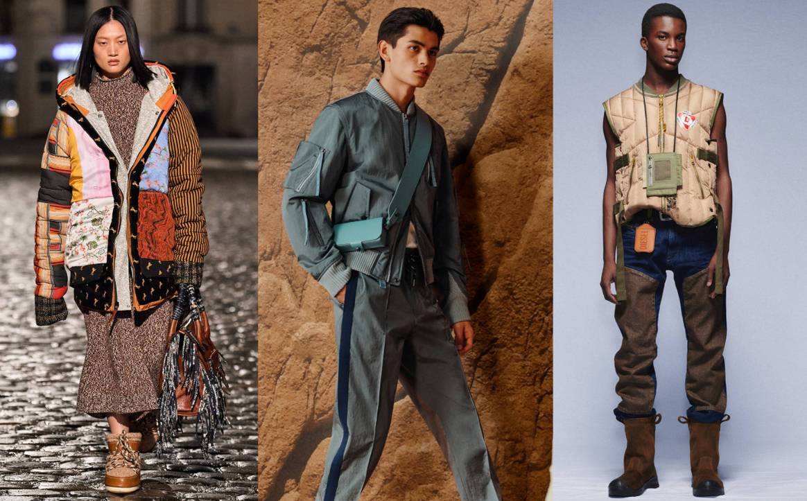 Image: (from left to right) Chloe FW21, Boss FW21, Diesel FW21