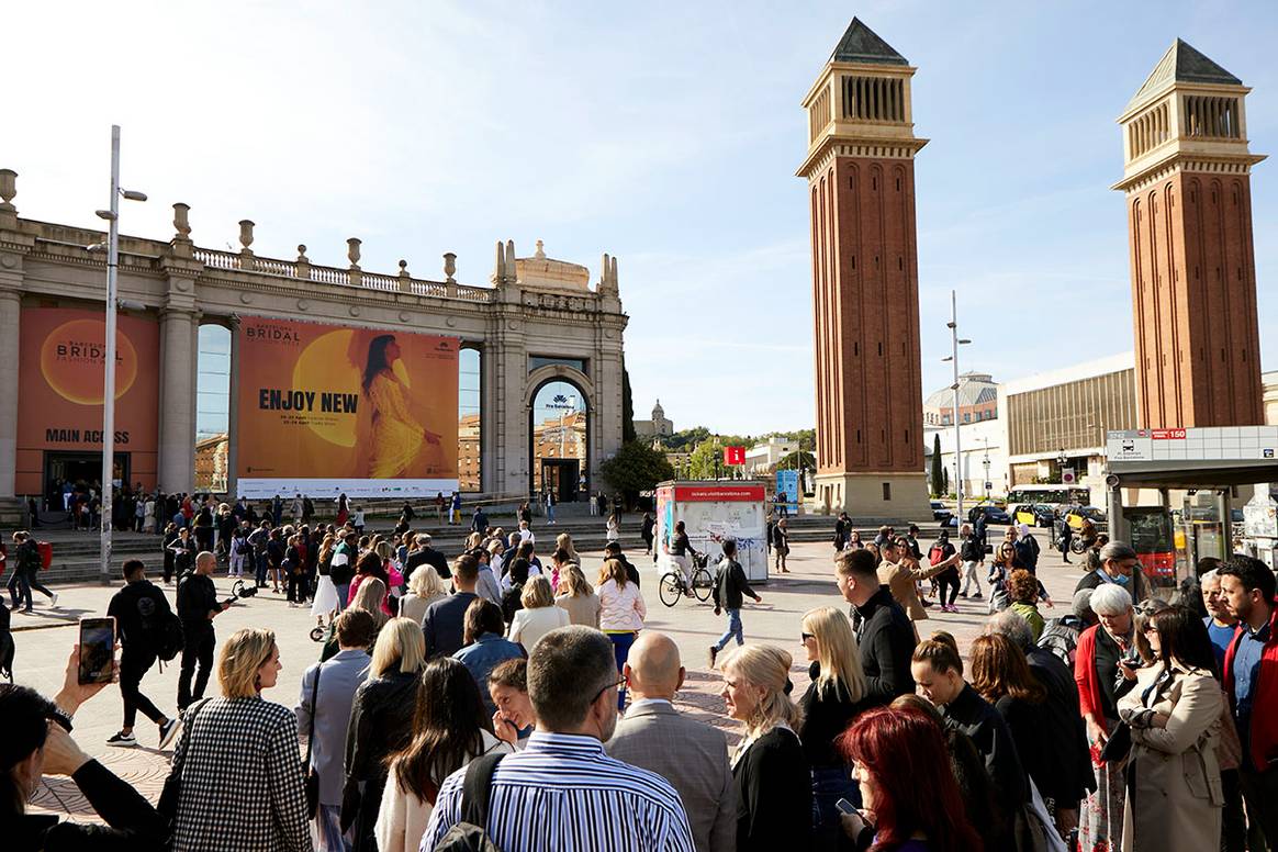 Photo Credits: Barcelona Bridal Fashion Week, imagen de la edición del salón de 2022.