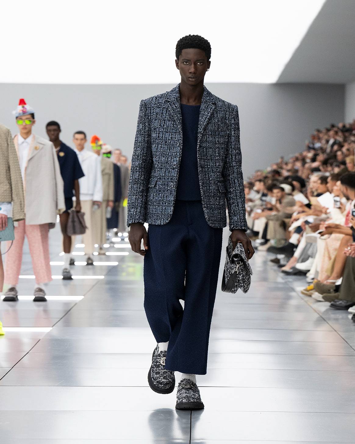 Créditos: Dior, desfile de presentación de la colección masculina para la temporada de Verano SS24. Fotografía de cortesía.