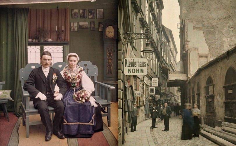 Eerste kleurenfoto’s rijke studiebron voor modehistorici