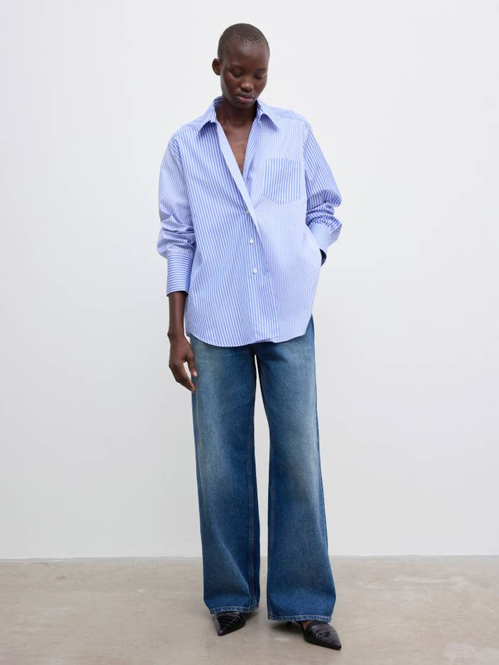 Asymmetric shirt | House of Dagmar