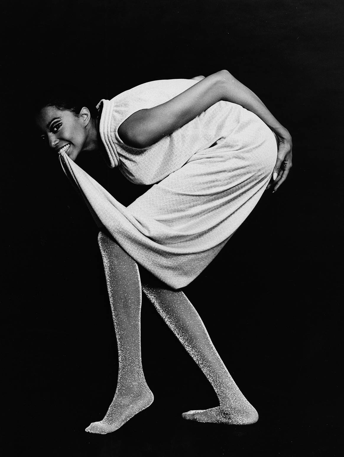 Donyale Luna für „twen“, 1966. Bild: Charlotte March,
Deichtorhallen Hamburg/Sammlung Falckenberg