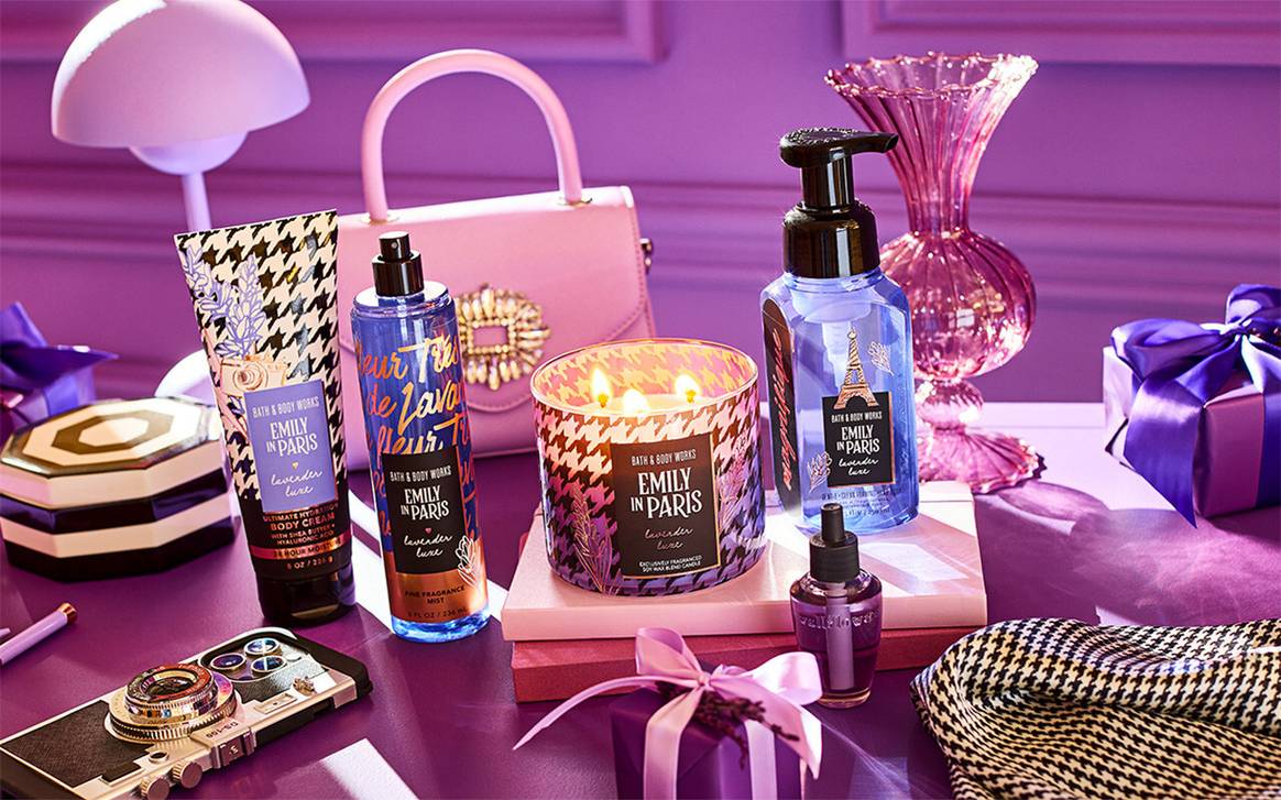 Bath & Body Works x Emily in Paris collection